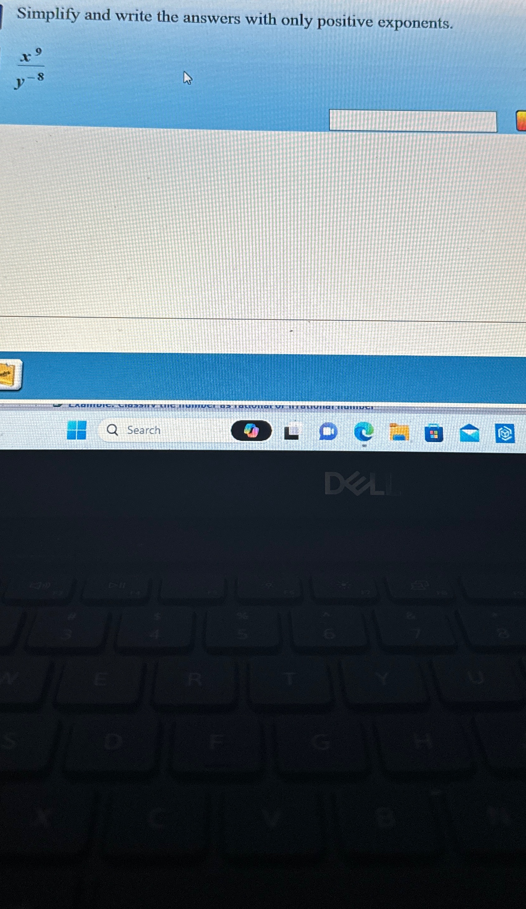 Solved Simplify and write the answers with only positive | Chegg.com