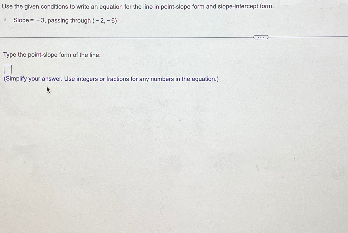 Solved Use the given conditions to write an equation for the | Chegg.com