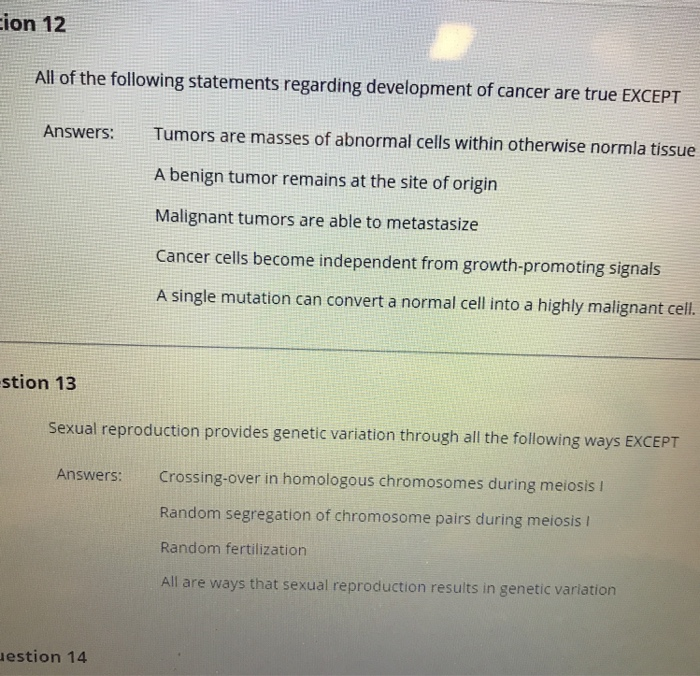Solved Cion 12 All Of The Following Statements Regarding | Chegg.com Solved Cion 12 All Of The Following Statements Regarding | Chegg.com
