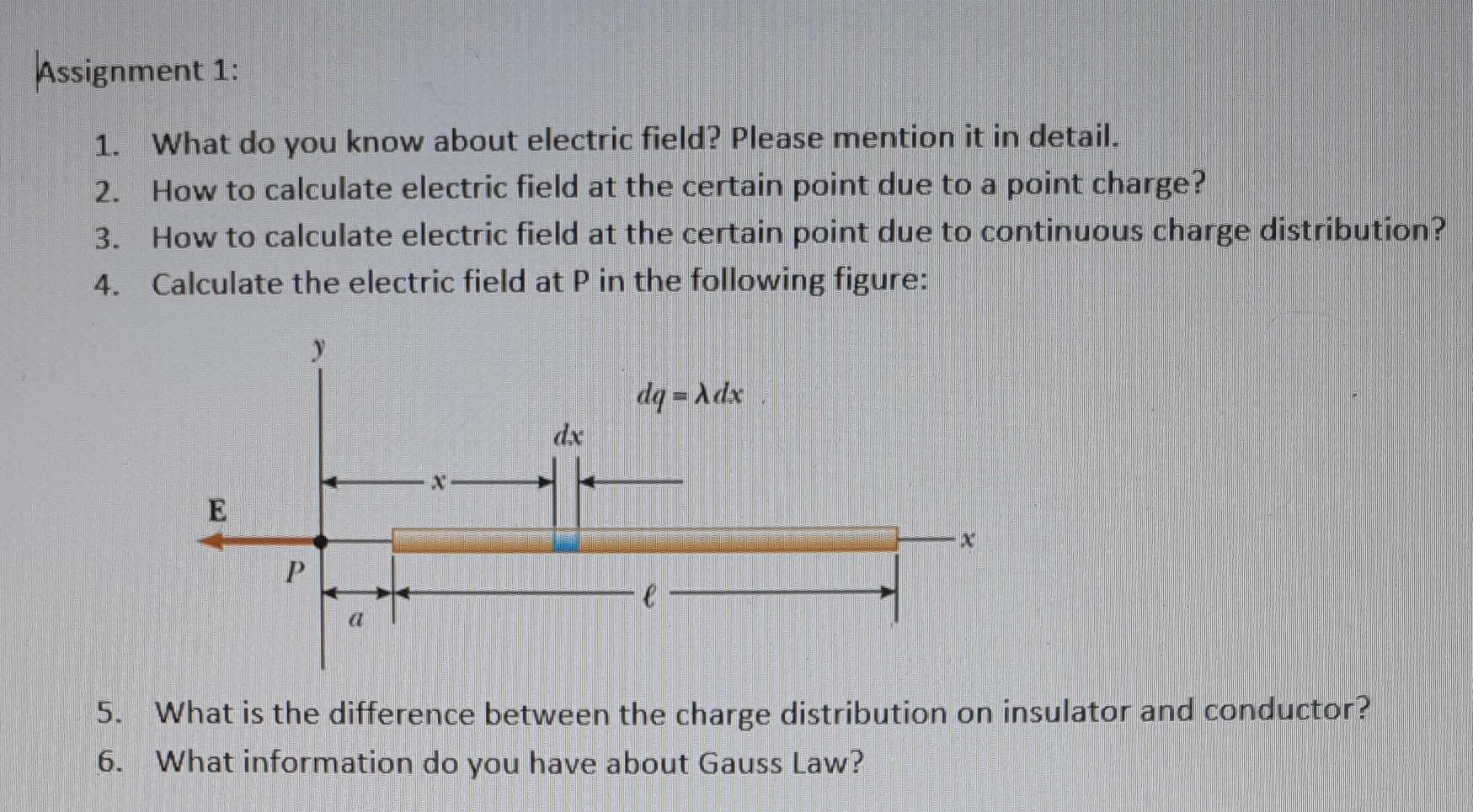 Solved What Is An Electric Field? How Do You Determine The – RHXRZI