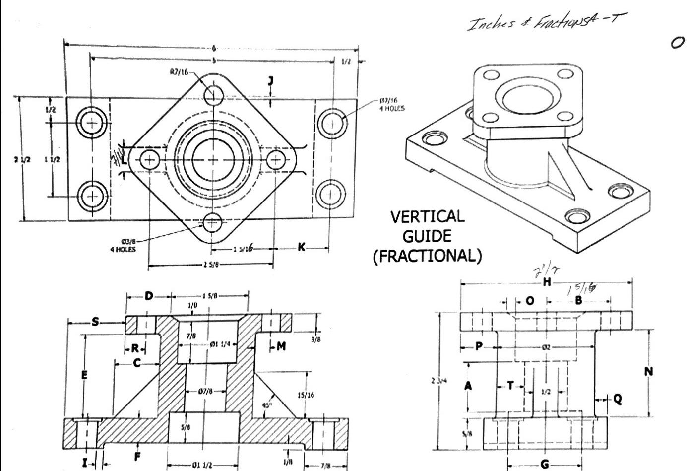 Solved H к LOMS 2.00 B ors CRADLE BRACKET 0.4375 2.625 1.50 | Chegg.com