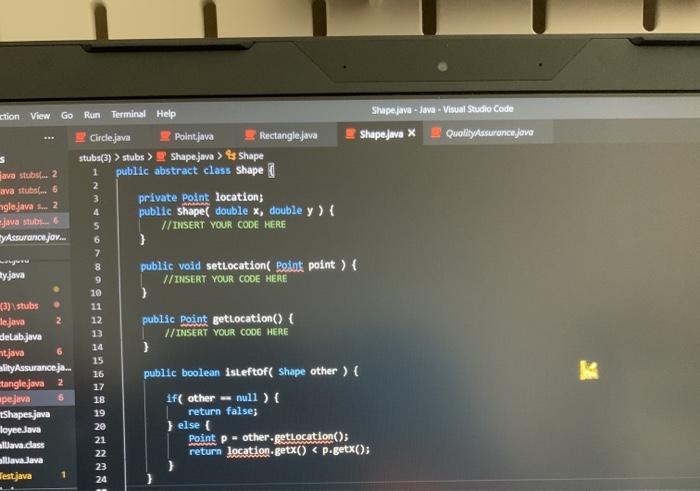 Solved code in java please. for code after line 25 it has to | Chegg.com