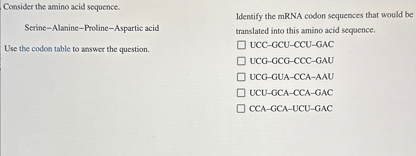 Solved Consider the amino acid | Chegg.com