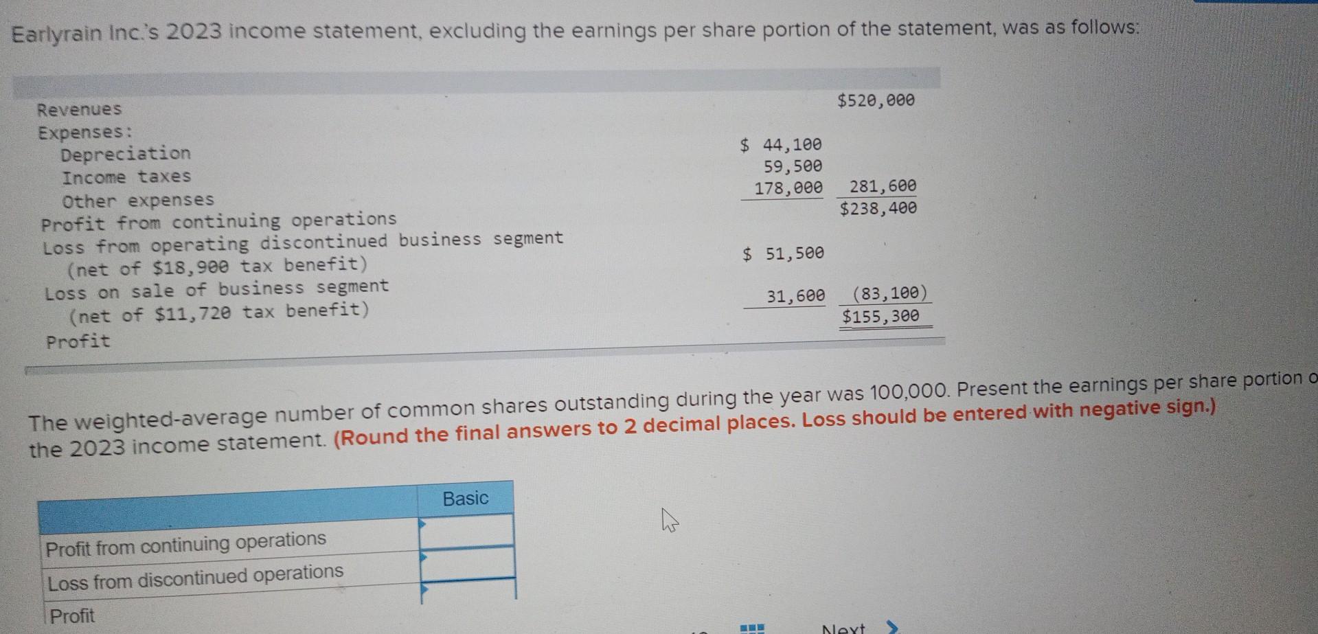 What is the weighted average of shares outstanding? - North Atlanta ...