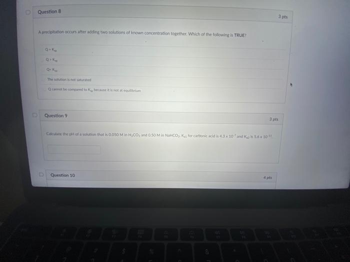 Solved 3 pts Select the correct expression for the | Chegg.com