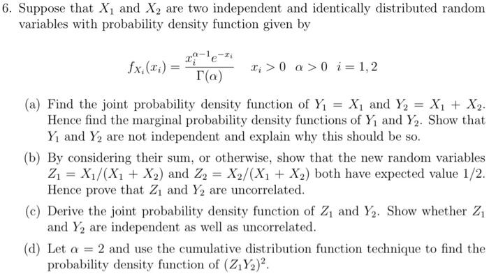 Solved Suppose that X1 and X2 are two independent and | Chegg.com
