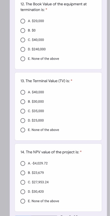 Solved Use the following data to answer Questions through | Chegg.com