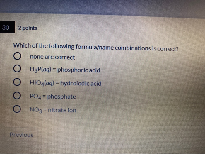 H3p Acid Name