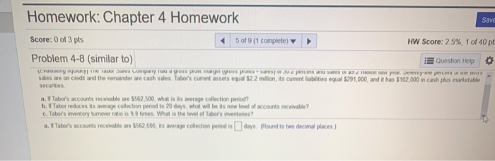 Solved Homework: Chapter 4 Homework Score: 0 of 3 pts 5019 | Chegg.com