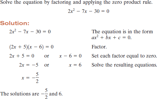 Solved Solve using the zero product rule. (See Examples 1