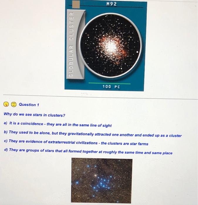 Solved A star cluster is made up of stars that are all at | Chegg.com