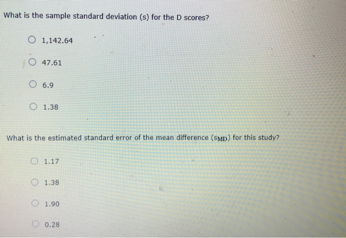 how to calculate standard error of the mea