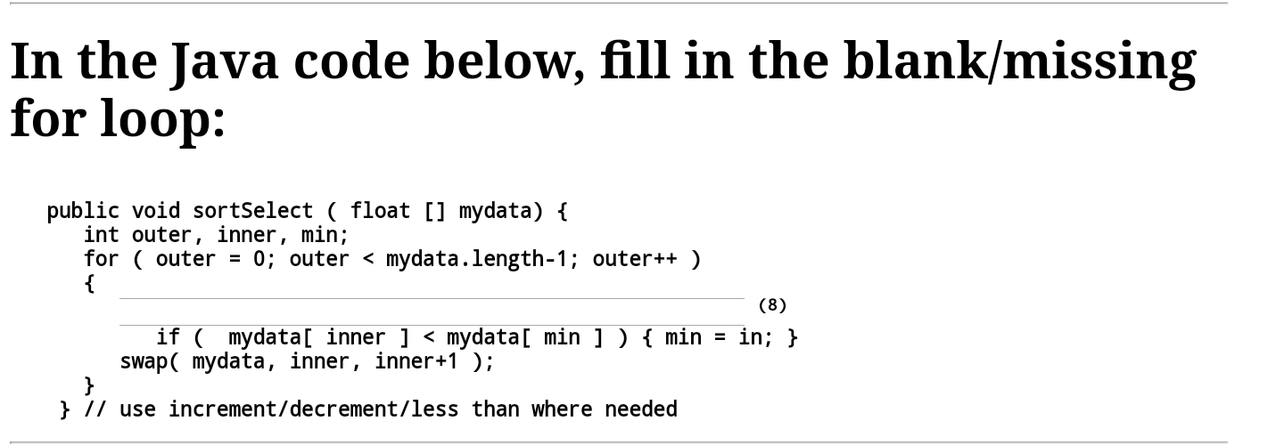 Solved In the Java code below, fill in the blank/missing for | Chegg.com