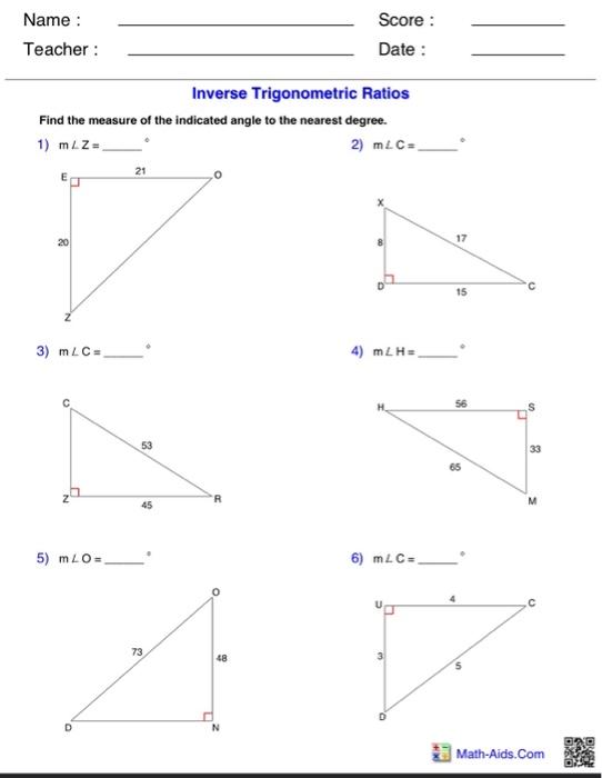 Solved find the measure of the indicated angle to the | Chegg.com