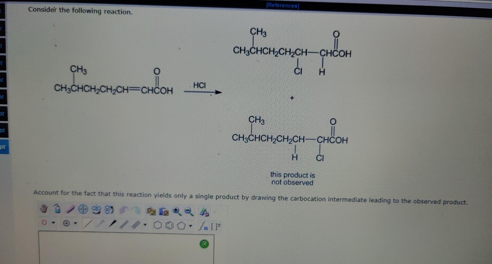 Solved Consider The Following Reaction. | Chegg.com