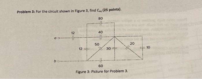 Solved Problem 3: For The Circuit Shown In Figure 3, Find | Chegg.com