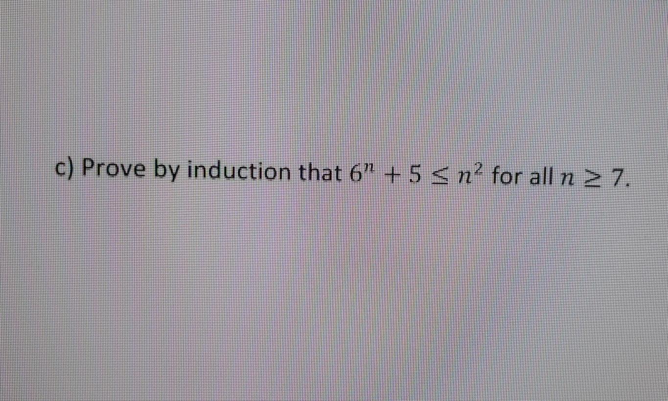 Solved Inductive Proof Please Show All Steps | Chegg.com