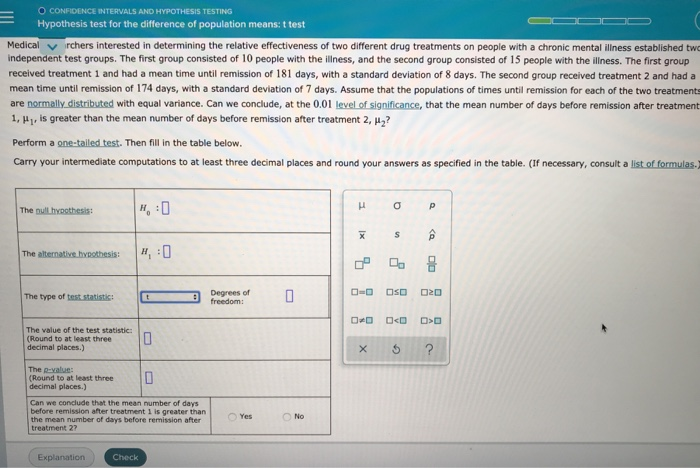 Solved O CONFIDENCE INTERVALS AND HYPOTHESIS TESTING | Chegg.com
