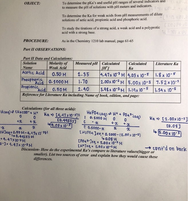 solved-how-do-the-experimental-ka-s-compare-to-literature-chegg