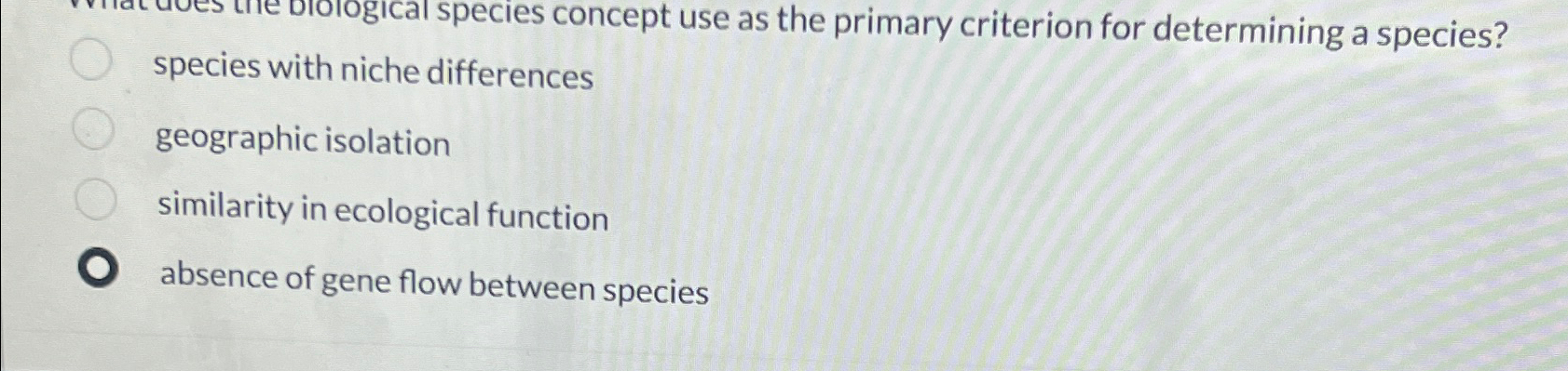 Solved species with niche differencesgeographic | Chegg.com