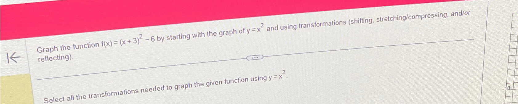 solved-graph-the-function-f-x-x-3-2-6-by-starting-with-chegg