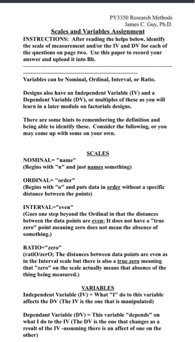 Nominal, Ordinal, Interval, and Ratio Scales - Statistics By Jim