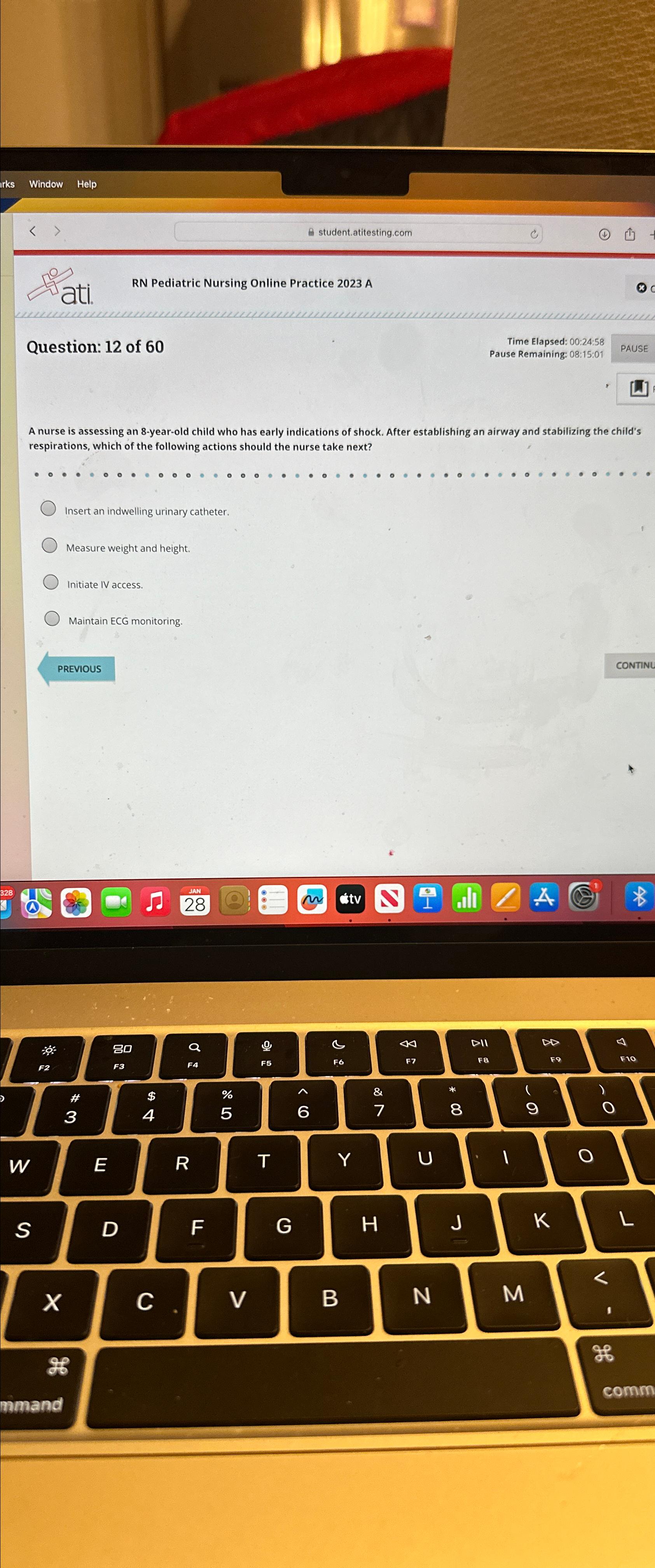 Solved RN Pediatric Nursing Online Practice 2023 ﻿AQuestion
