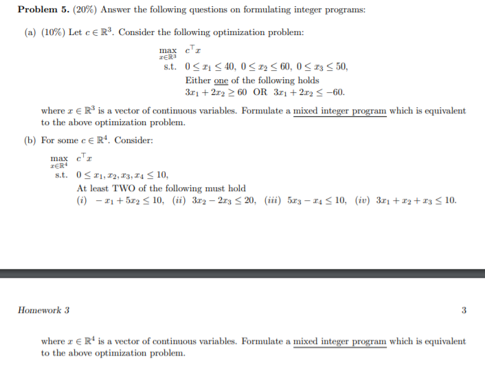 Solved Problem 5. (20%) Answer the following questions on | Chegg.com