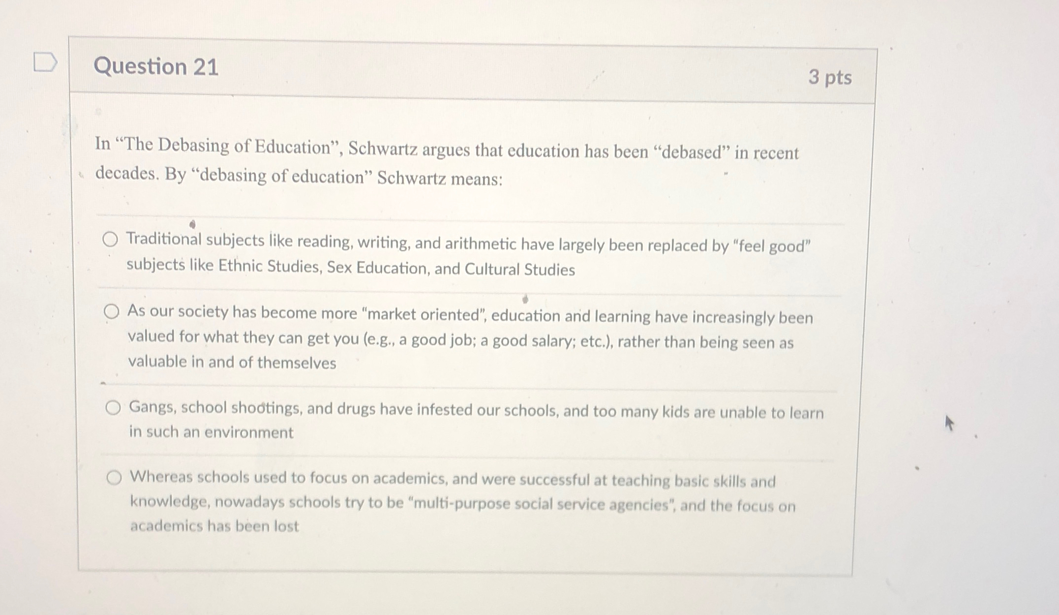 Solved Question 213 ﻿ptsIn 