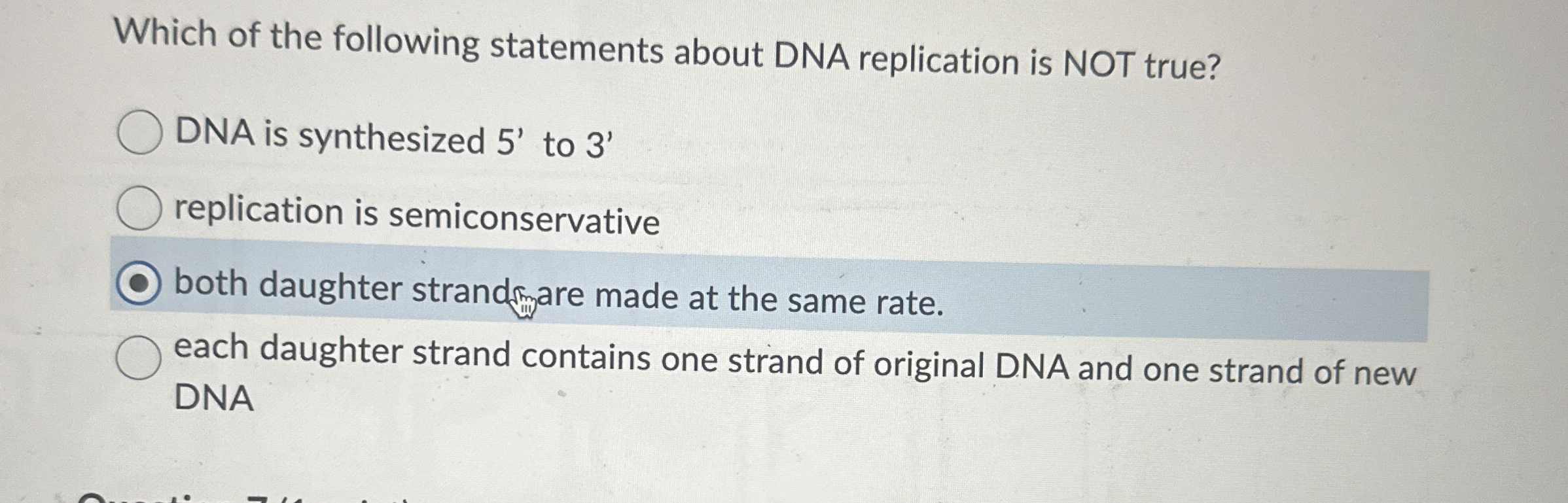 Solved Which of the following statements about DNA | Chegg.com