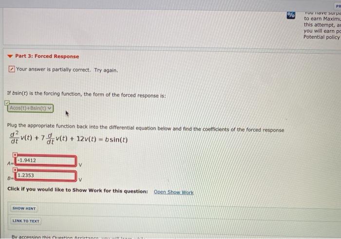 Solved good morning, please i only need help with part 3 and | Chegg.com