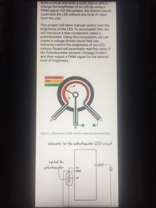 Solved Build a circuit and write a code, that is able to | Chegg.com