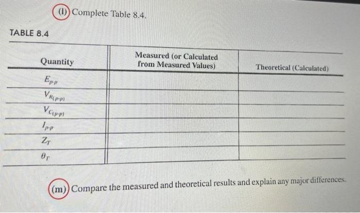 Solve the problems in red and show them in the table | Chegg.com