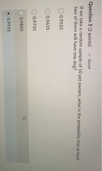 Solved The next two questions (4 and 5) refer to the | Chegg.com