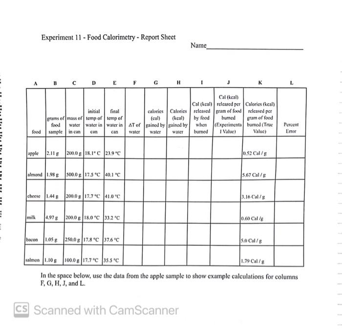 solved-experiment-11-food-calorimetry-report-sheet-name-chegg