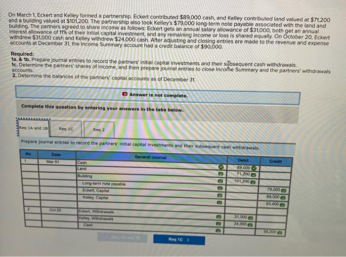 solved-on-march-1-eckert-and-kelley-formed-a-partnership-chegg