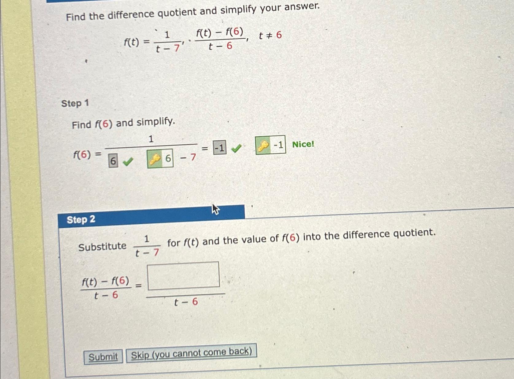 Solved Find The Difference Quotient And Simplify Your