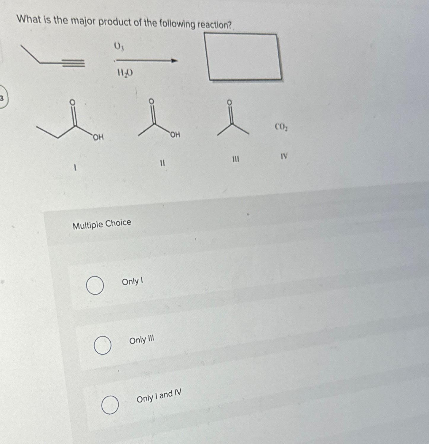 Solved What is the major product of the following | Chegg.com