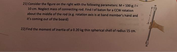 Solved 21) Consider the figure on the right with the | Chegg.com