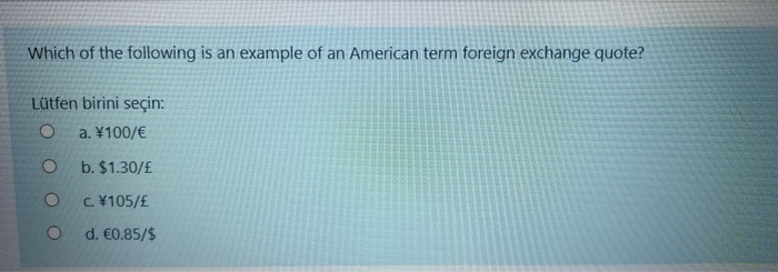 Which Of The Following Is An Example Of An America Chegg Which Of The Following Is An Example Of An America Chegg