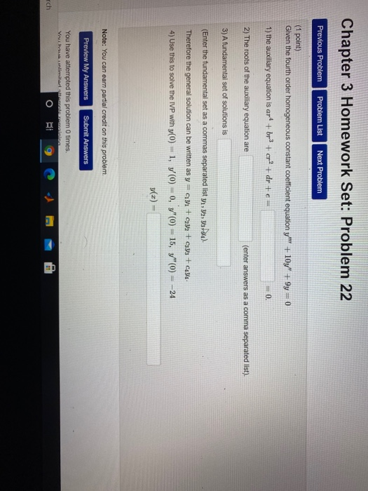 Solved Chapter 3 Homework Set: Problem 22 Previous Problem | Chegg.com