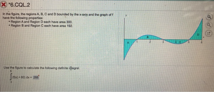 Solved X 6 Col 2 In The Figure The Regions A B C And Chegg Com