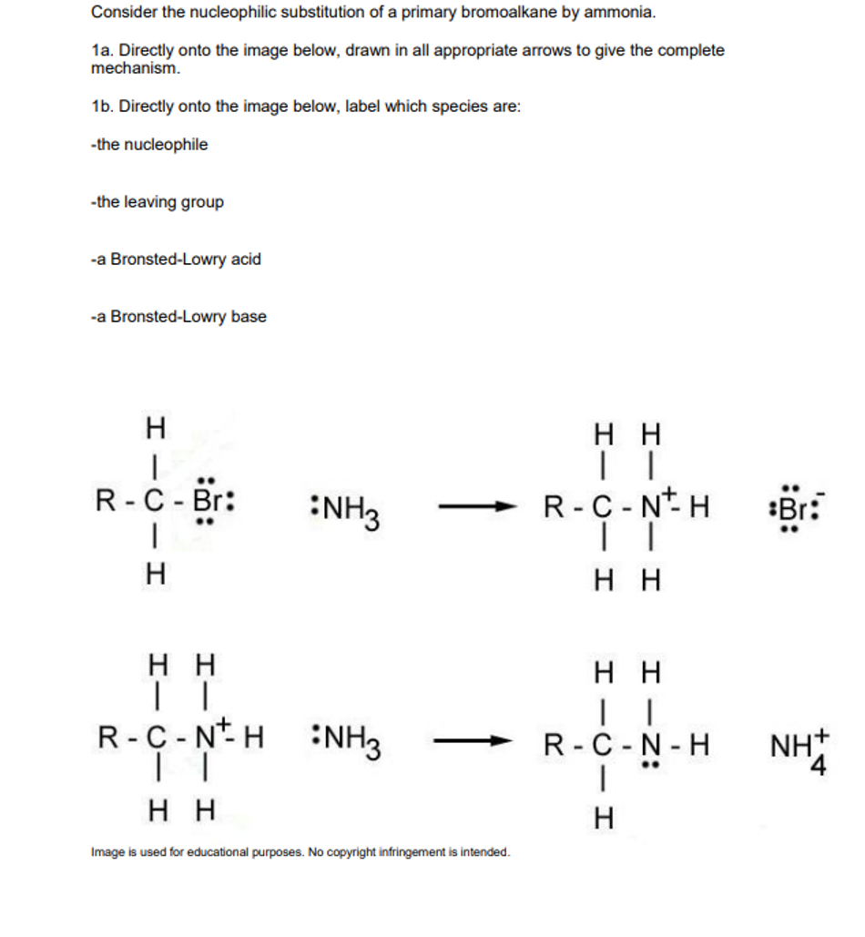 Solved Consider the nucleophilic substitution of a primary | Chegg.com