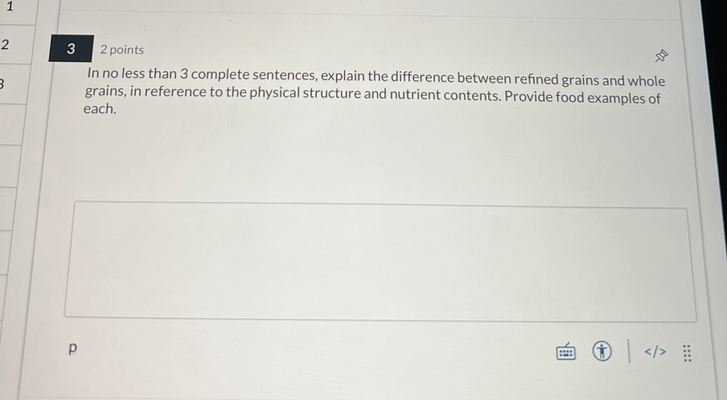 Solved 32 ﻿pointsIn no less than 3 sentences,