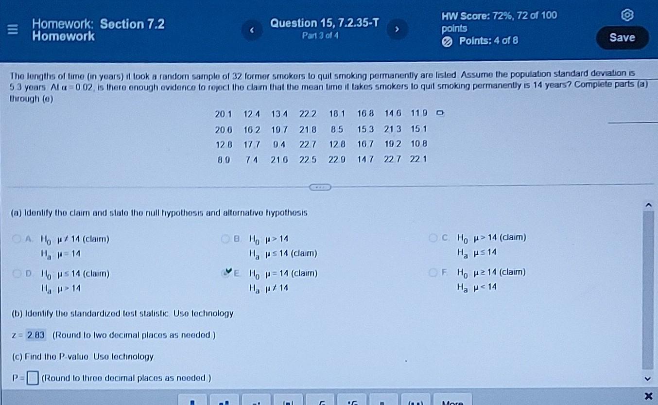 7 2 statistics homework answers