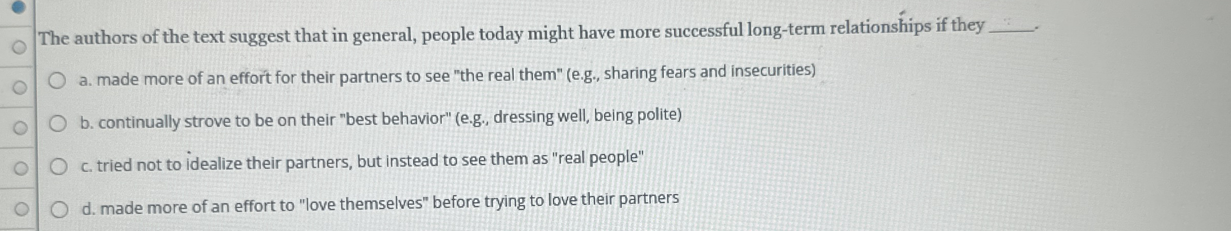 Solved The authors of the text suggest that in general, | Chegg.com