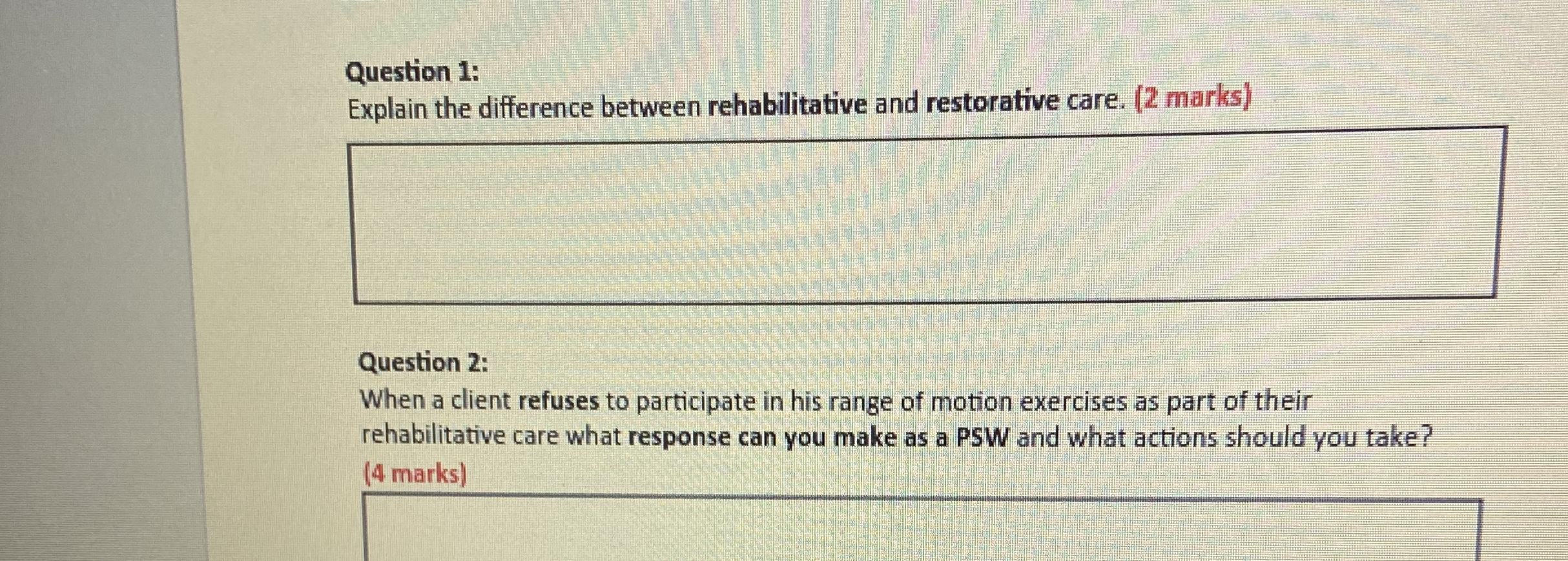 Solved Question 1:Explain the difference between | Chegg.com