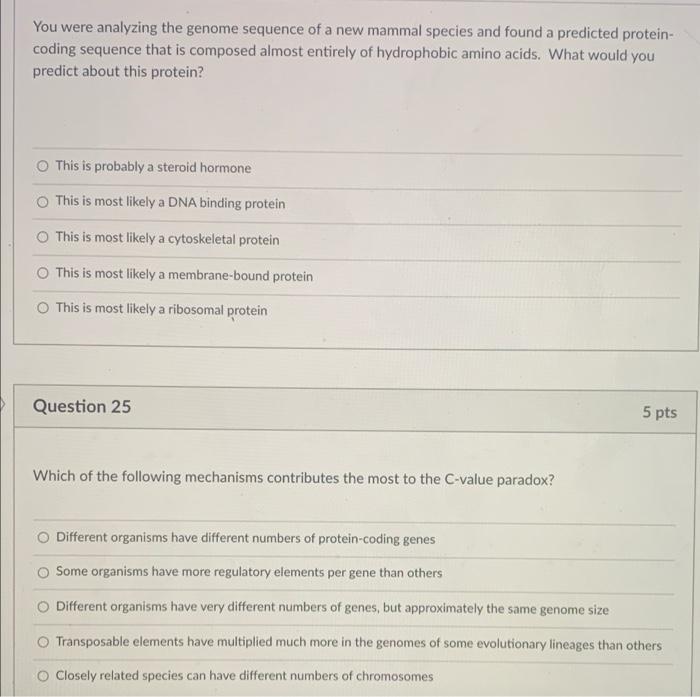 Solved You were analyzing the genome sequence of a new | Chegg.com