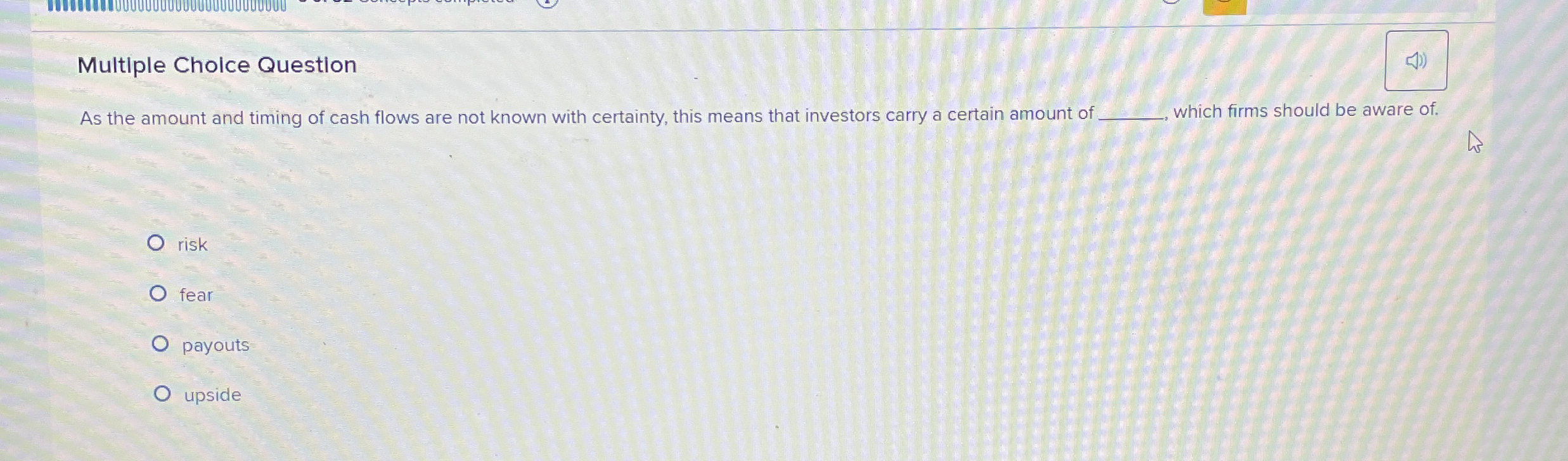 Solved Multiple Cholce QuestionAs the amount and timing of