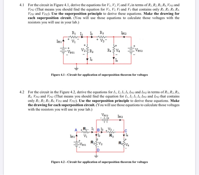 Solved 4 1 For The Circuit In Figure 4 1 Derive The Equa Chegg Com